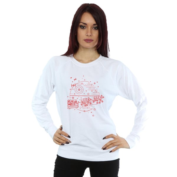 Star Wars Womens/Ladies Death Star Sleigh Sweatshirt