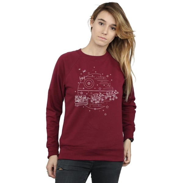 Star Wars Womens/Ladies Death Star Sleigh Sweatshirt