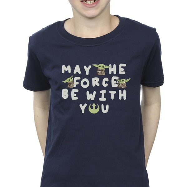 Star Wars Boys The Mandalorian Grogu May The Force Be With You T-Shirt