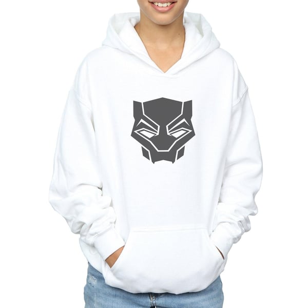 Marvel Boys Black Panther Black On Black Hoodie
