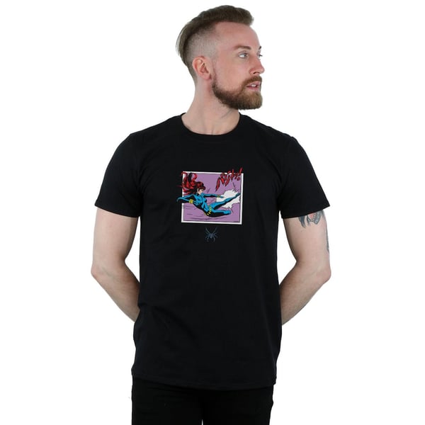 Marvel Comics Mens Black Widow Kick Frame T-Shirt