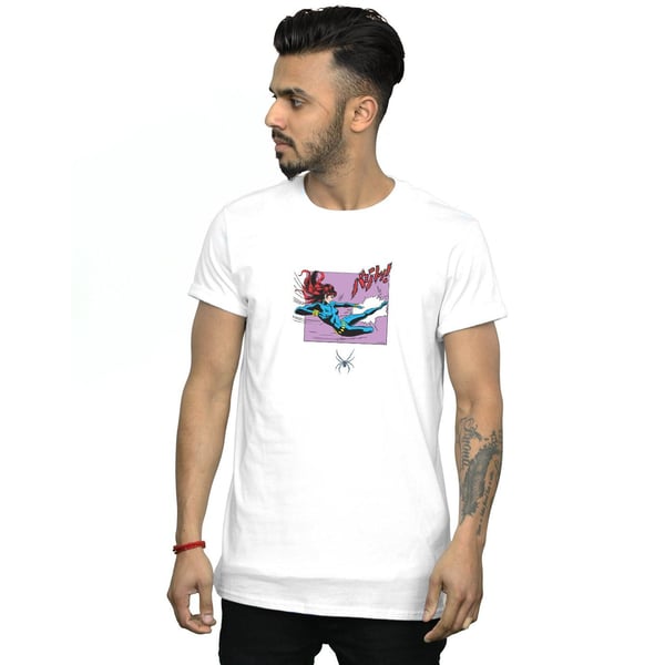 Marvel Comics Mens Black Widow Kick Frame T-Shirt