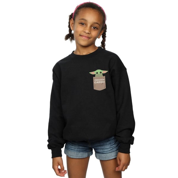 Star Wars Girls The Mandalorian The Child Cargo Pocket Sweatshirt
