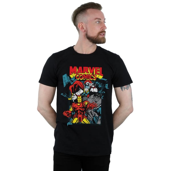 Marvel Comics Mens Trio Pose T-Shirt