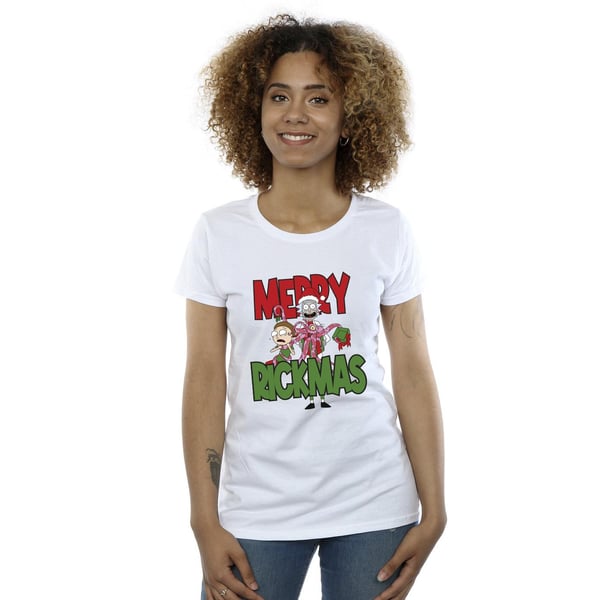 Rick And Morty Womens/Ladies Merry Rickmas Cotton T-Shirt