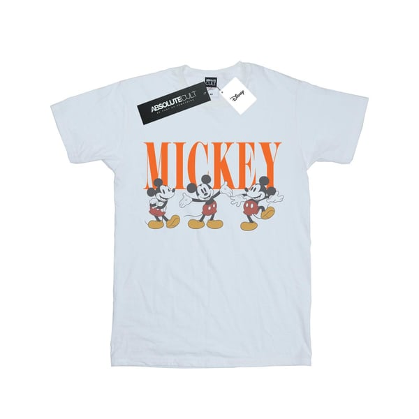 Disney Womens/Ladies Mickey Mouse Poses Cotton Boyfriend T-Shirt