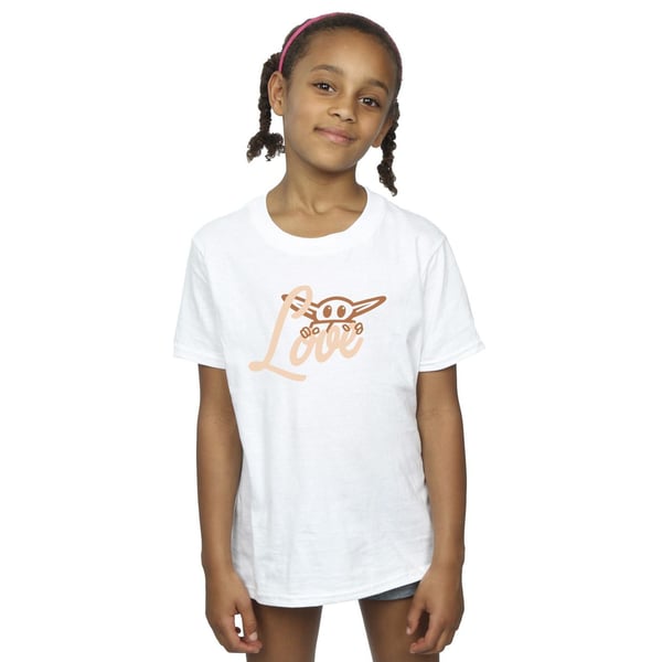 Star Wars Girls Grogu Love Cotton T-Shirt