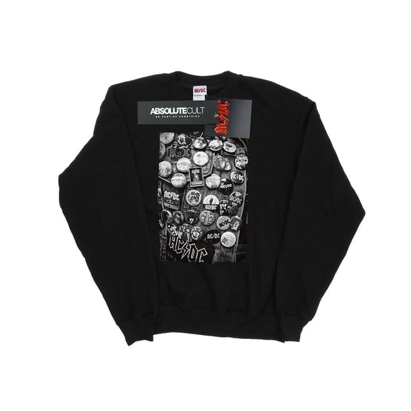 AC/DC Mens Badges Collection Sweatshirt
