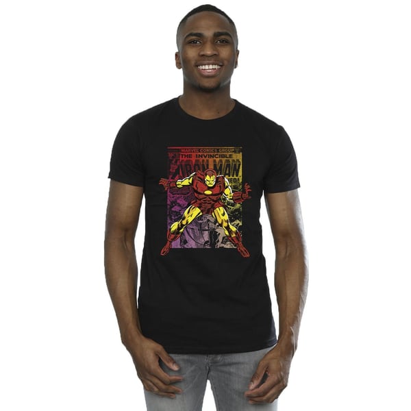 Marvel Herr Iron Man Gradient Comic T-shirt