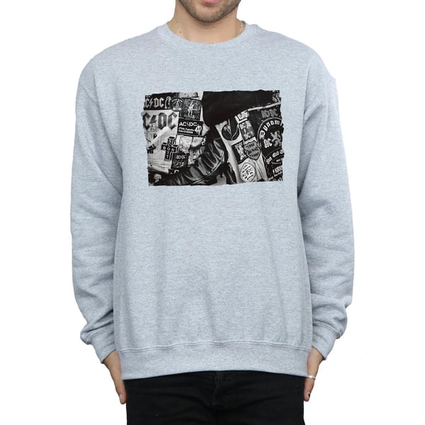 AC/DC Mens Badges And Posters Collection Sweatshirt