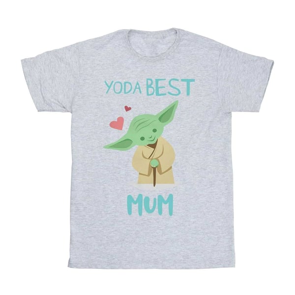 Star Wars Girls Yoda Paras Äiti Puuvillainen T-paita