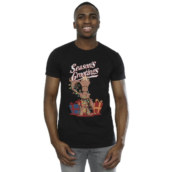 Marvel Mens Marvel Comics Groot Season´s Grootings T-Shirt