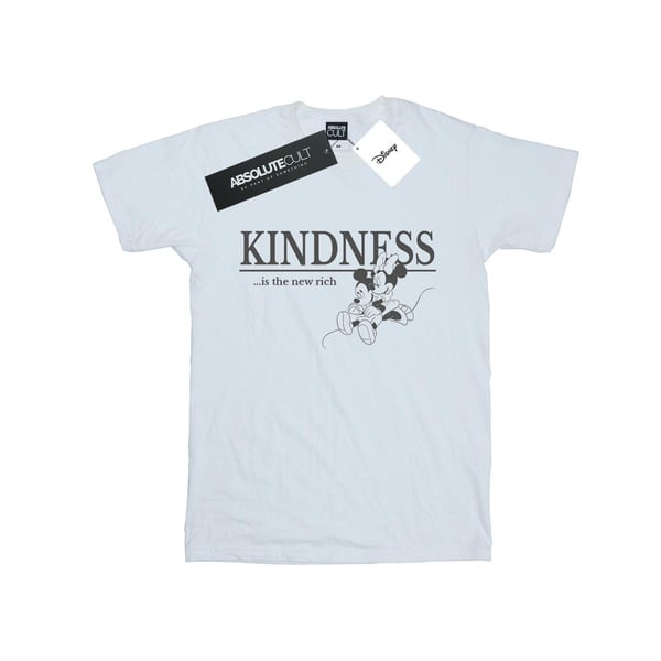 Disney Naiset/Naiset Minni Hiiri Kindness Is Rich Puuvillainen Boyfriend T-paita