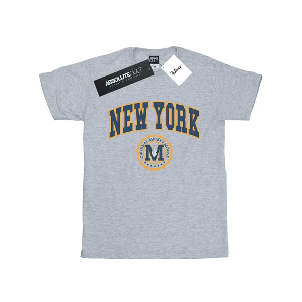 Disney Womens/Ladies Mickey Mouse New York Seal Cotton Boyfriend T-Shirt