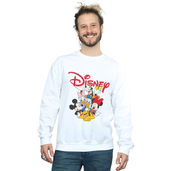Disney Mens Mickey Mouse Crew Sweatshirt