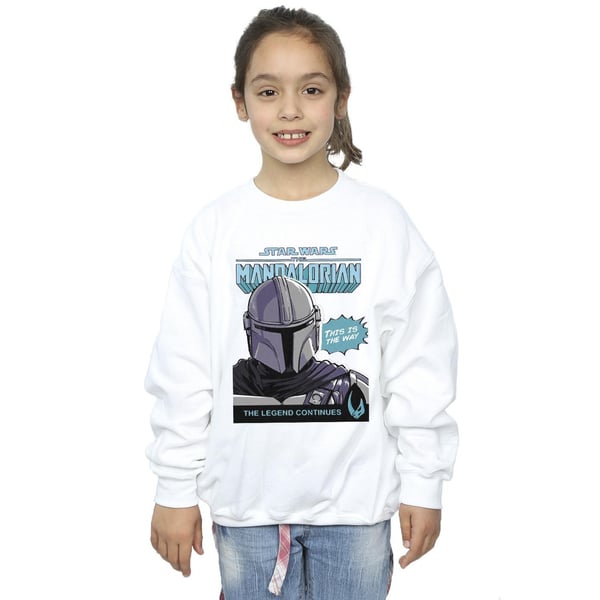 Star Wars The Mandalorian Girls Mando Comic Cover Sweatshirt