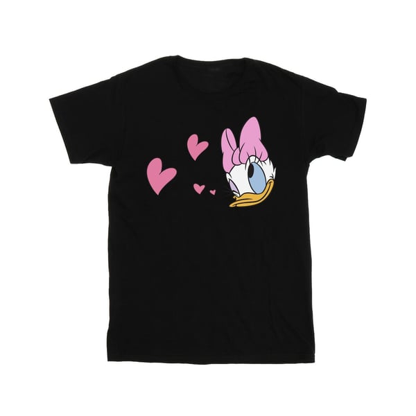 Disney Womens/Ladies Daisy Duck Kisses Cotton Boyfriend T-Shirt