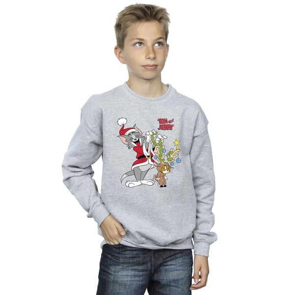Tom & Jerry Boys Christmas Reindeer Sweatshirt