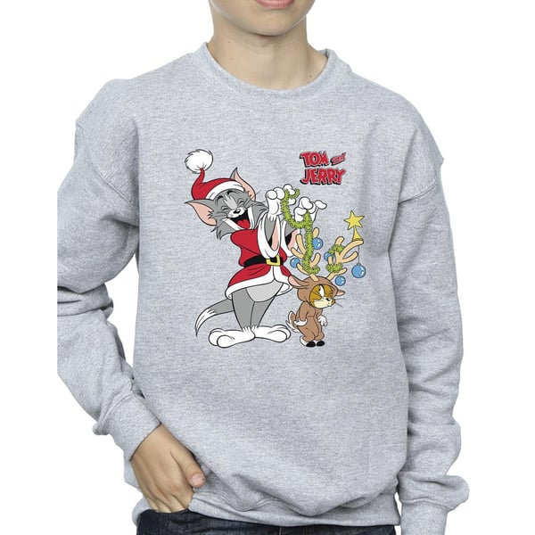 Tom & Jerry Boys Christmas Reindeer Sweatshirt