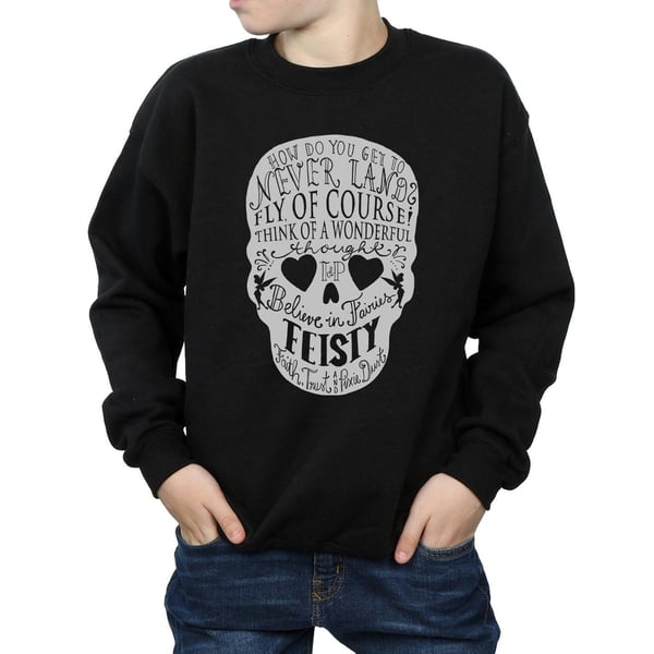 Disney Boys Tinker Bell Skull Sweatshirt