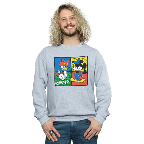 Disney Mens Mickey Mouse Donald Clothes Swap Sweatshirt