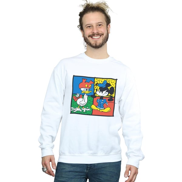 Disney Mens Mickey Mouse Donald Clothes Swap Sweatshirt