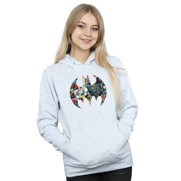 DC Comics Womens/Ladies Batman Comic Book Logo Hoodie