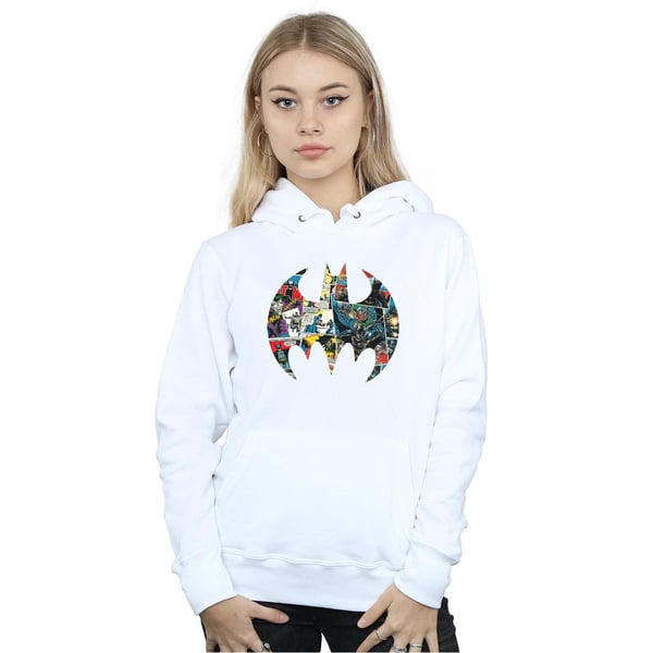 DC Comics Womens/Ladies Batman Comic Book Logo Hoodie