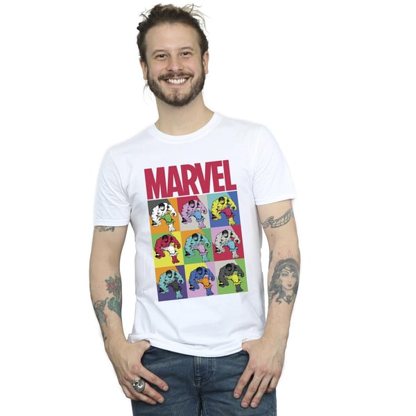 Marvel Miesten Hulk Pop Art T-paita