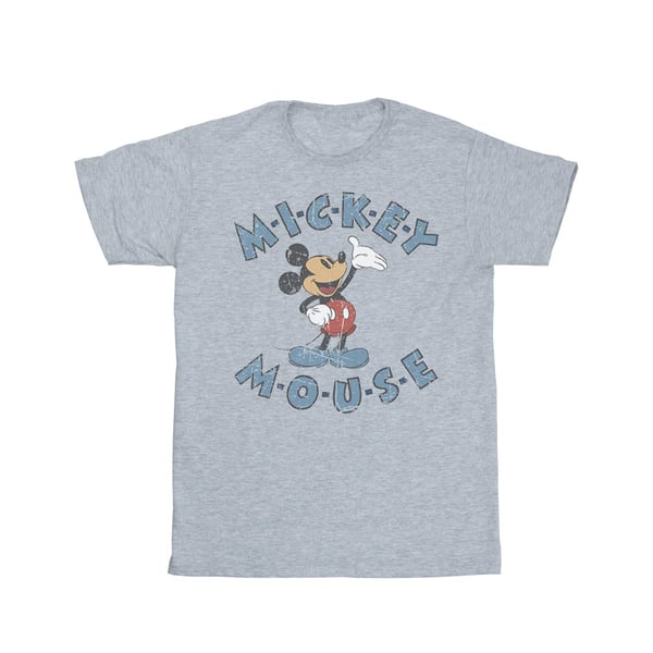 Disney Womens/Ladies Mickey Mouse Dash Cotton Boyfriend T-Shirt