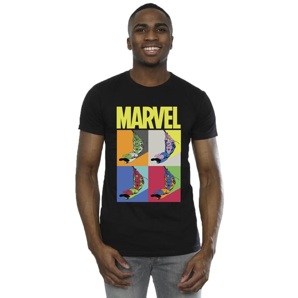 Marvel Mens Spider-Man Pop Art T-Shirt