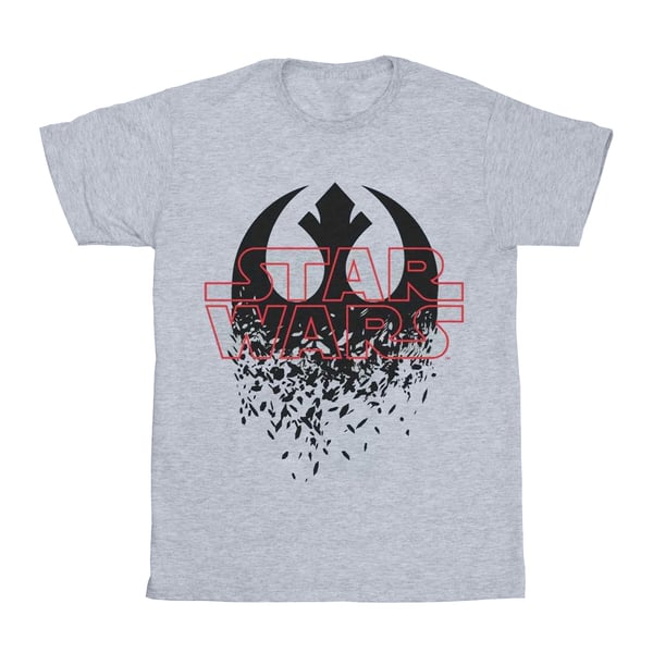 Star Wars Girls The Last Jedi Shattered Emblem Cotton T-Shirt
