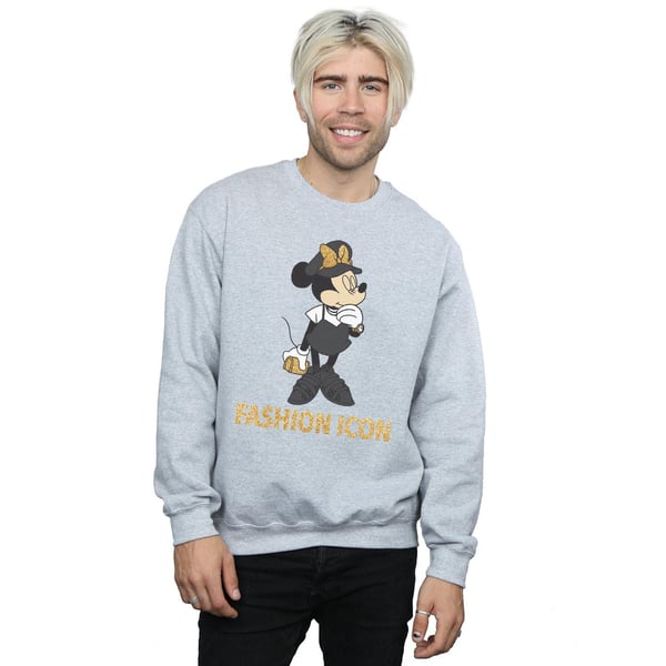 Disney Mens Minnie Mouse Fashion Icon Sweatshirt
