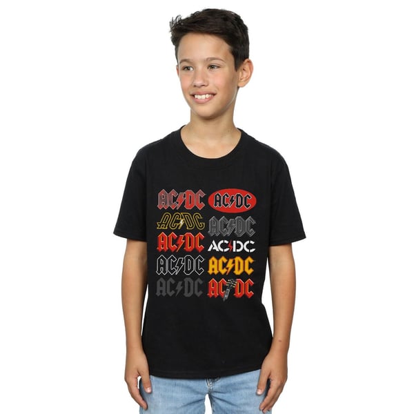AC/DC Pojkar Multi Logos T-shirt