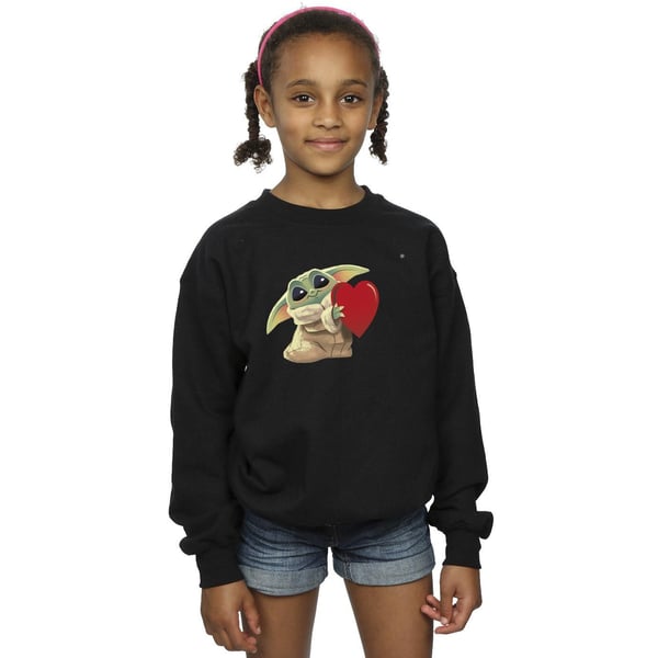 Star Wars Girls The Mandalorian The Kids With Heart Sweatshirt