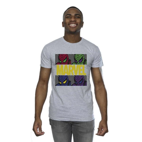 Marvel Mens Spider-Man Pop Art T-Shirt