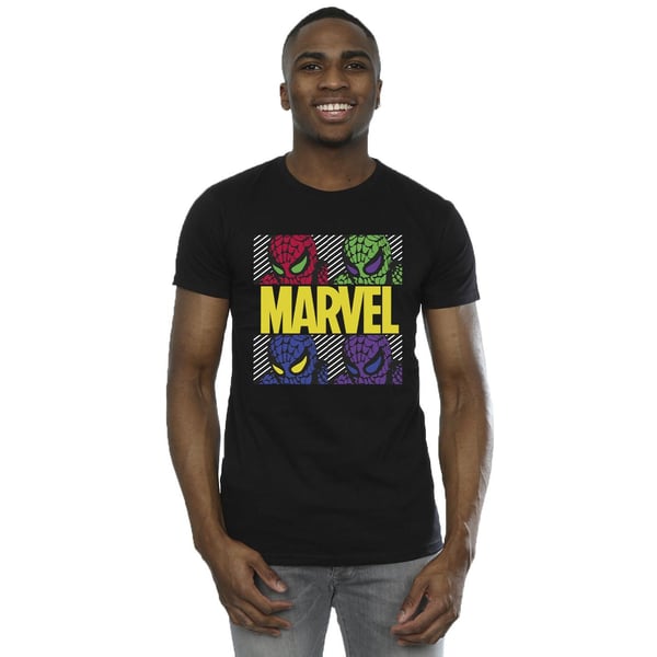 Marvel Mens Spider-Man Pop Art T-Shirt