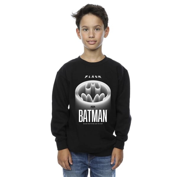 DC Comics Boys The Flash Batman Valkoinen Logo Collegepaita