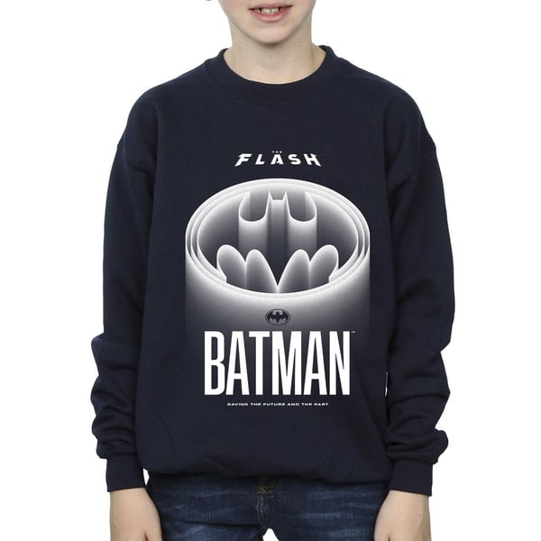 DC Comics Boys The Flash Batman Valkoinen Logo Collegepaita