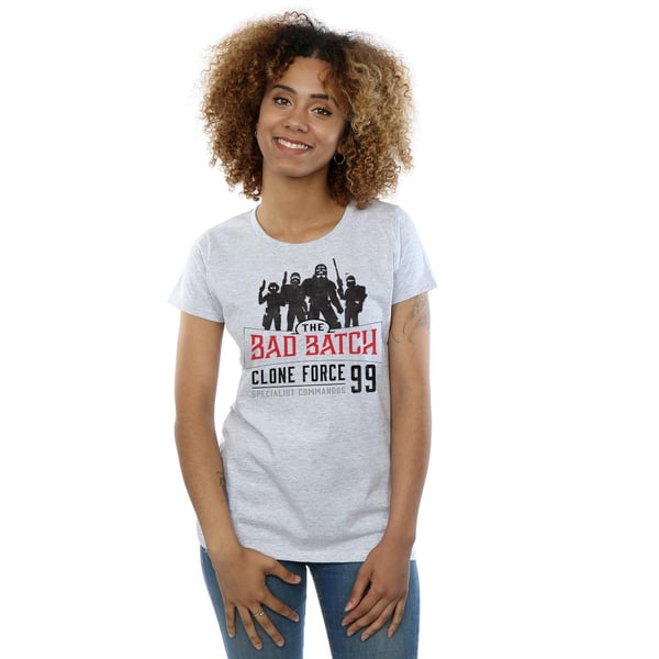 Star Wars Womens/Ladies The Bad Batch Clone Force 99 Cotton T-Shirt