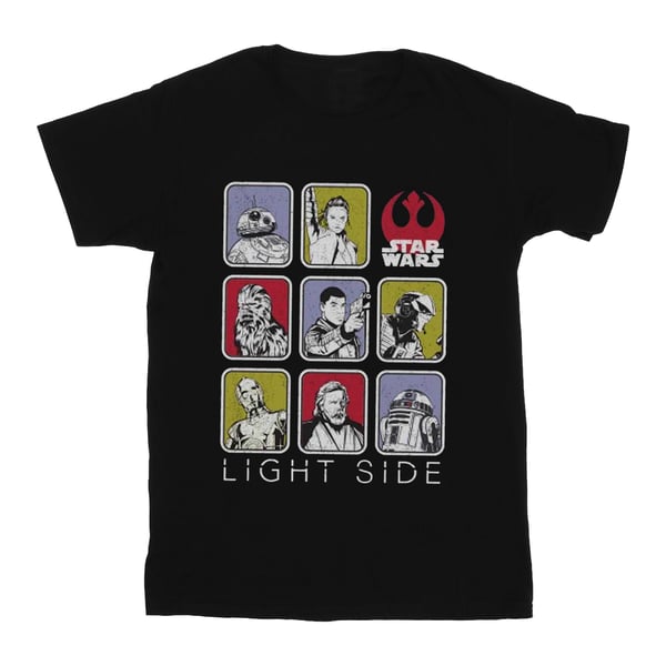 Star Wars Girls The Last Jedi Multi Character Cotton T-Shirt