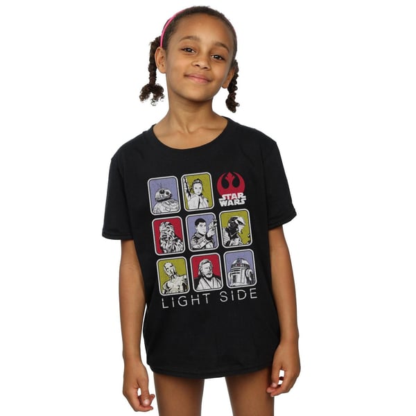 Star Wars Girls The Last Jedi Multi Character Cotton T-Shirt