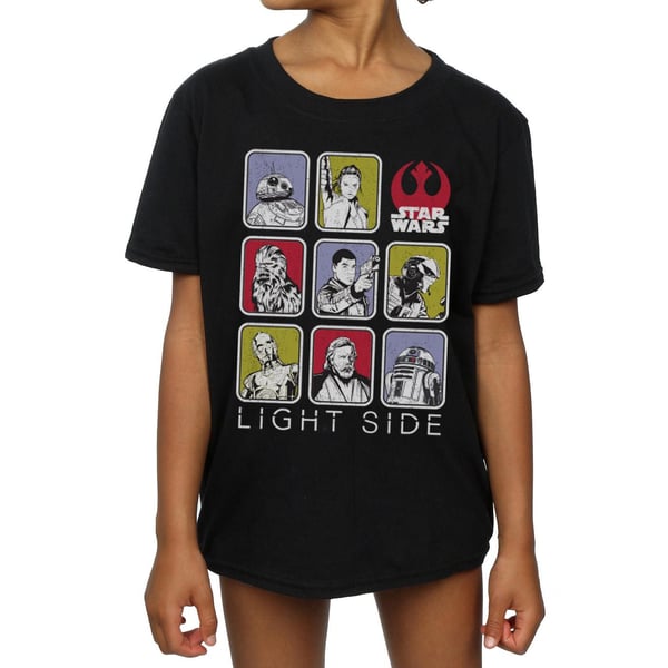 Star Wars Girls The Last Jedi Multi Character Cotton T-Shirt