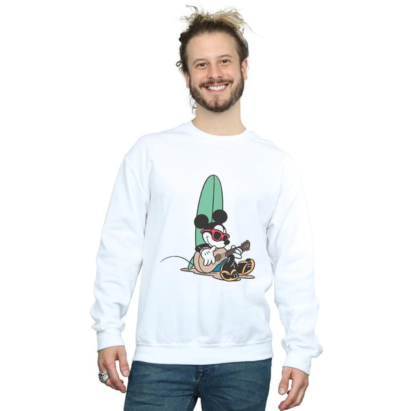 Disney Mens Mickey Mouse Surf And Chill Sweatshirt