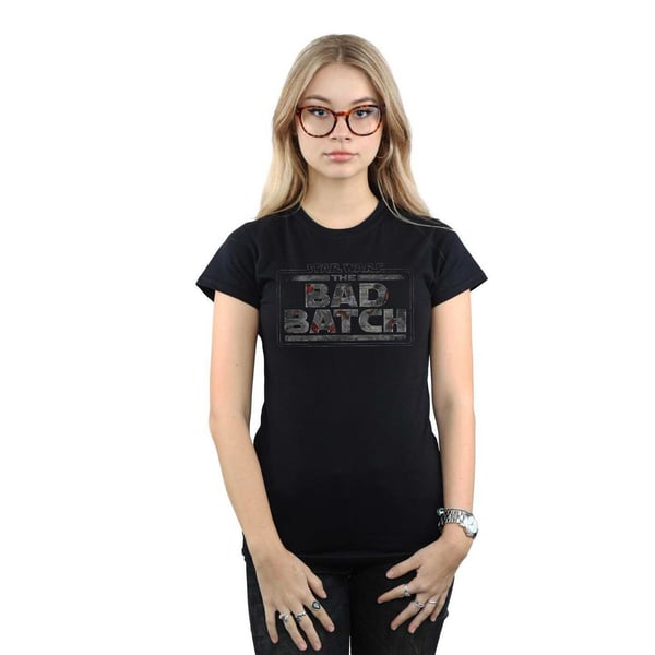Star Wars Naisten The Bad Batch Texture Logo Puuvilla T-paita