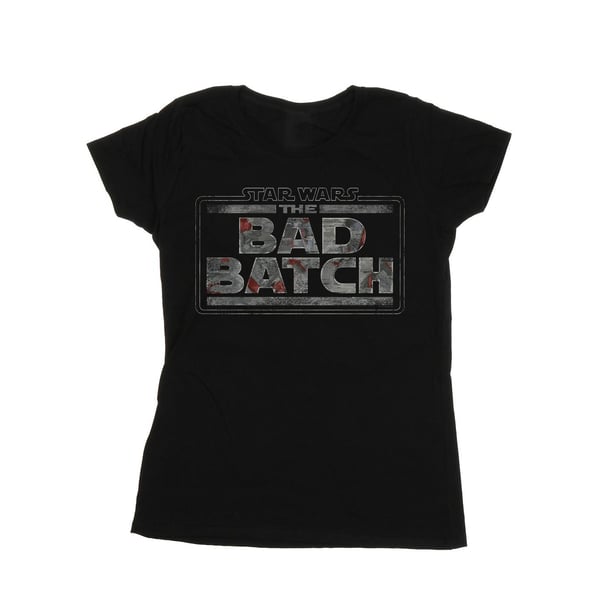 Star Wars Womens/Ladies The Bad Batch Texture Logo Cotton T-Shirt