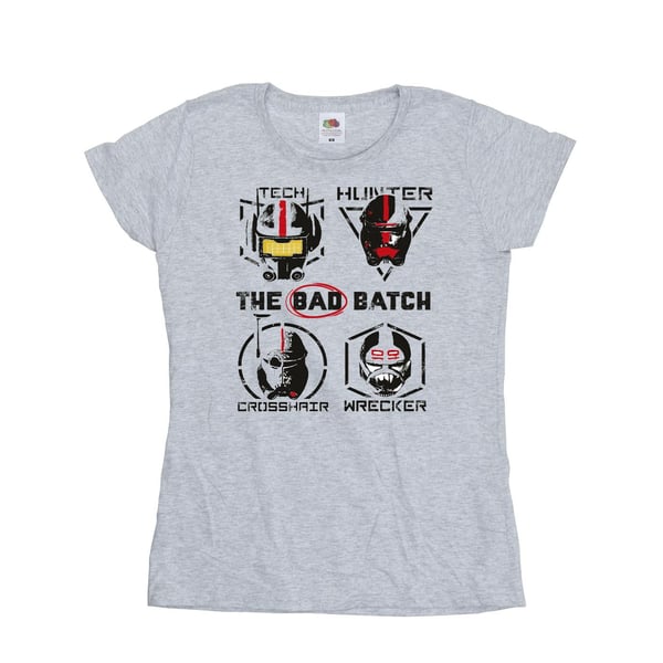 Star Wars: The Bad Batch Naisten/Naisten Clone Force 99 Puuvillainen T-paita