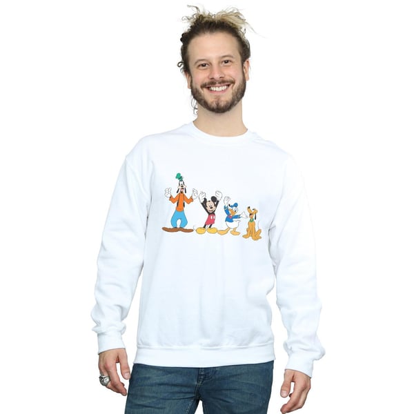Disney Mens Mickey Mouse Friends Sweatshirt