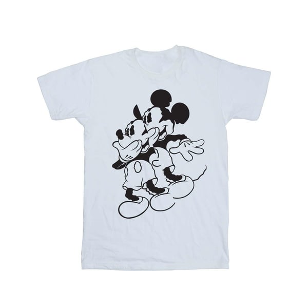 Disney Womens/Ladies Mickey Mouse Shake Cotton Boyfriend T-Shirt