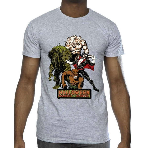 Marvel Mens Halloween Monsters T-Shirt